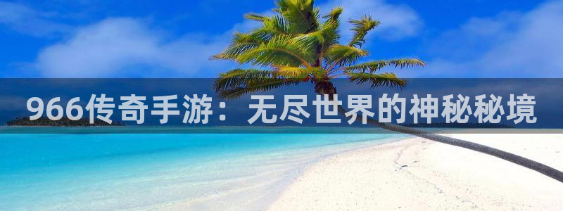 庄闲游戏叫啥：966传奇手游：无尽世界的神秘秘境