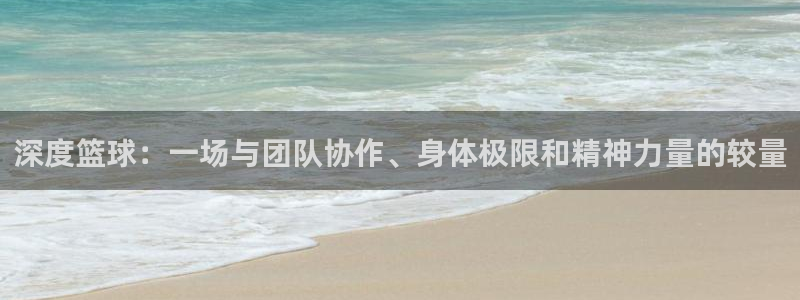 风速体育app官方下载：深度篮球：一场与团队协作、身体极限和精神力量的较量